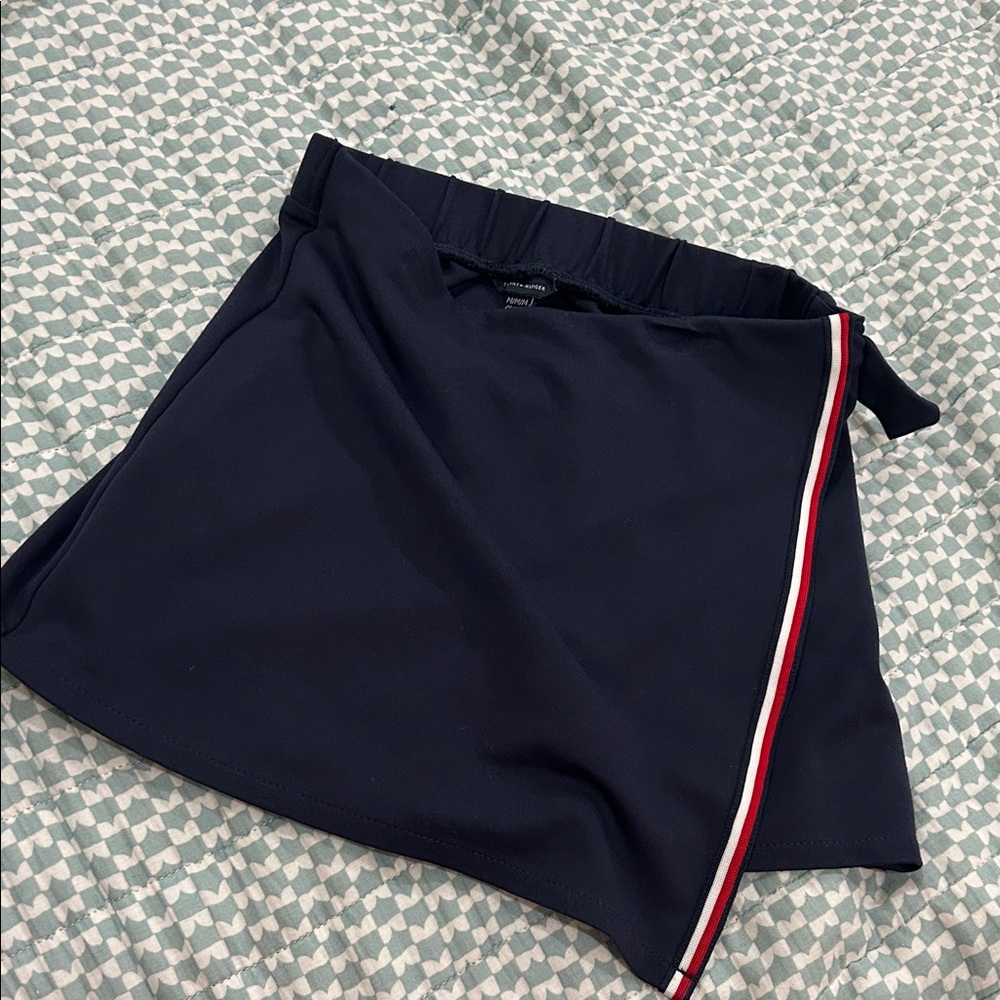 Tommy Hilfiger Navy Skort with Red and White Trim